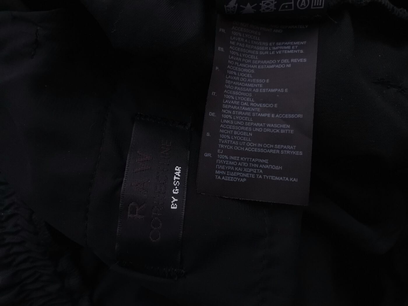 G-Star Raw Rozmiar XS Kolor Czarny Kombinezon Spodnium Bezrękawnik Materiał Lyocell 100%