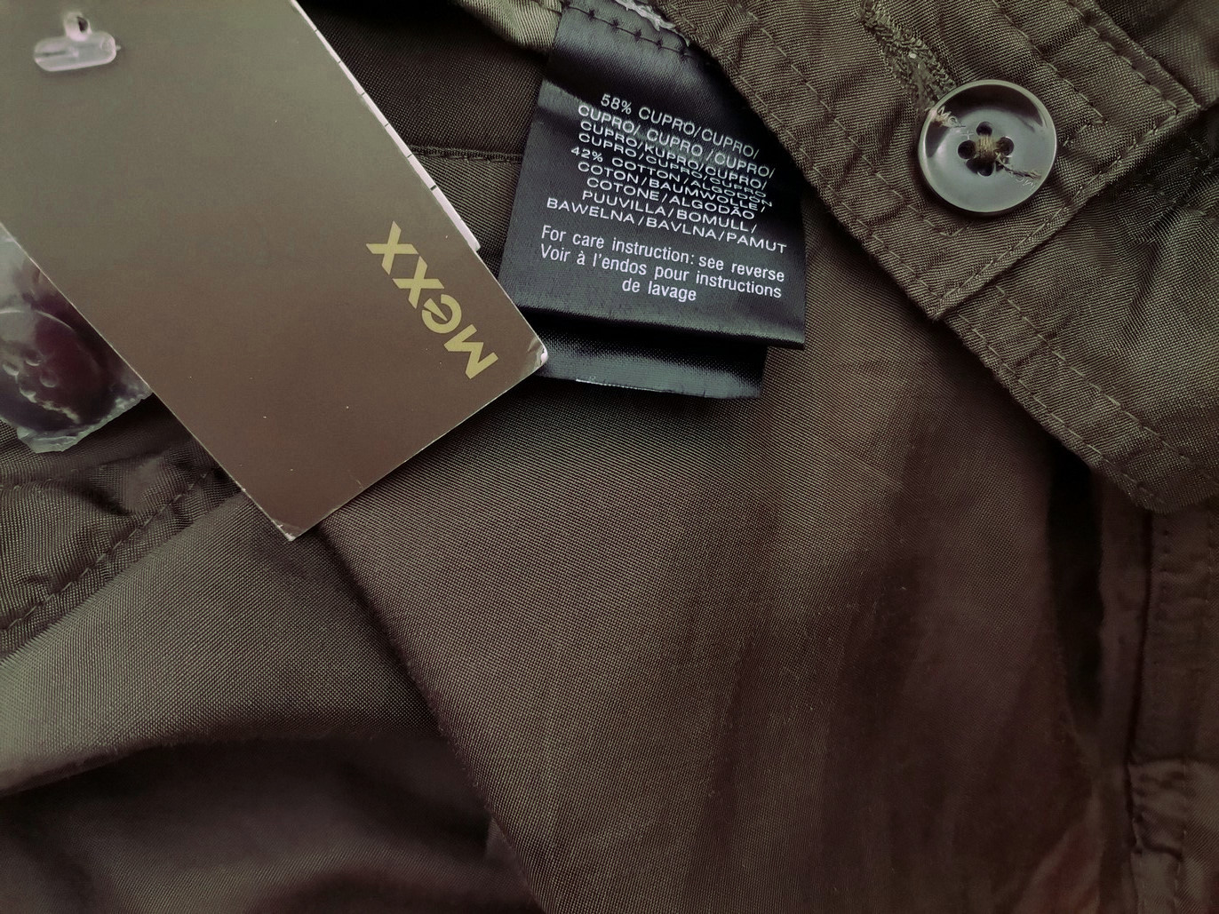 Mexx Rozmiar 36 Kolor Khaki Spodnie Eleganckie Materiał Cupro