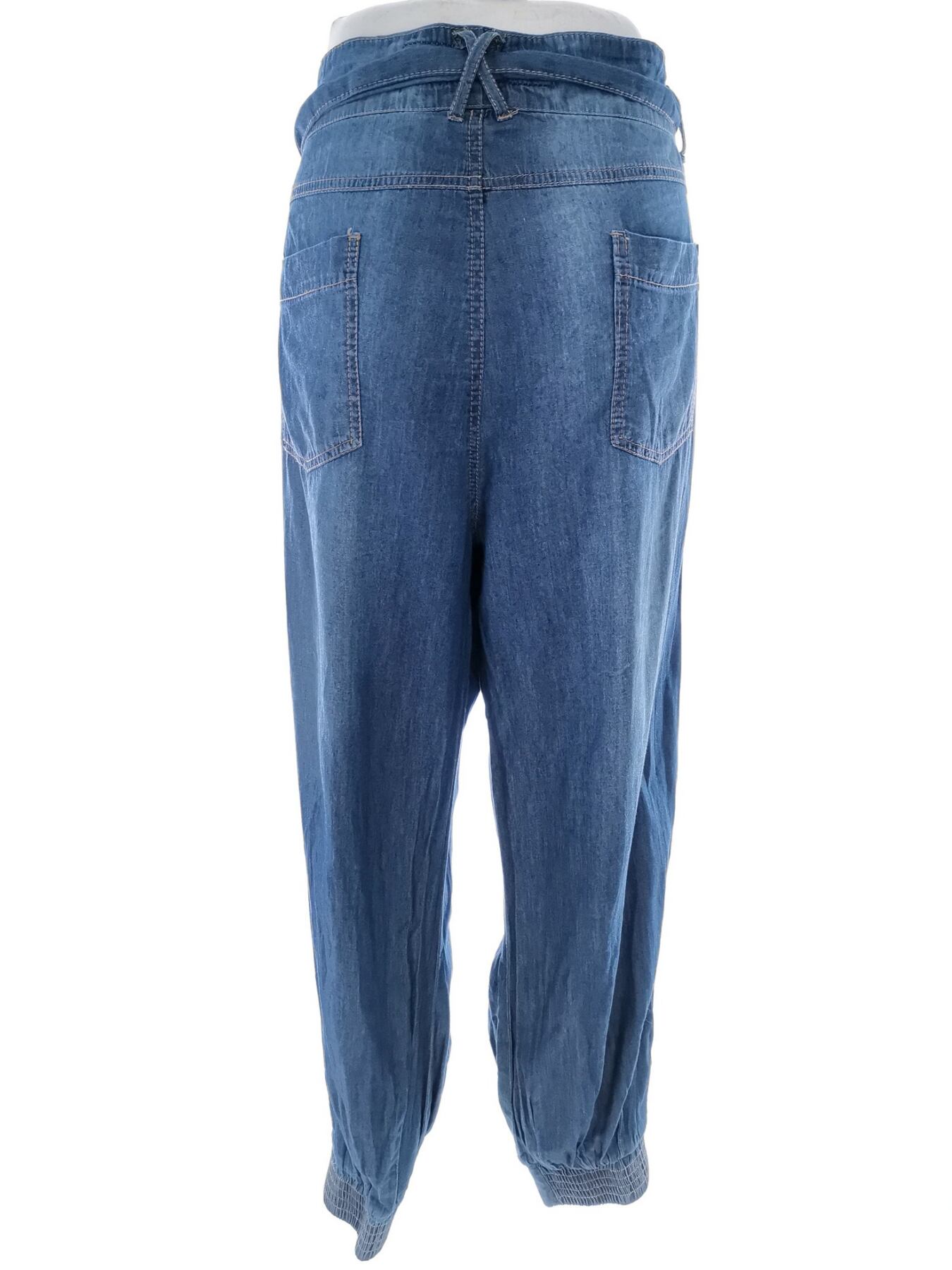 Denim Co. Rozmiar 16 (42) Kolor Niebieski Spodnie Casual Materiał Bawełna 100%