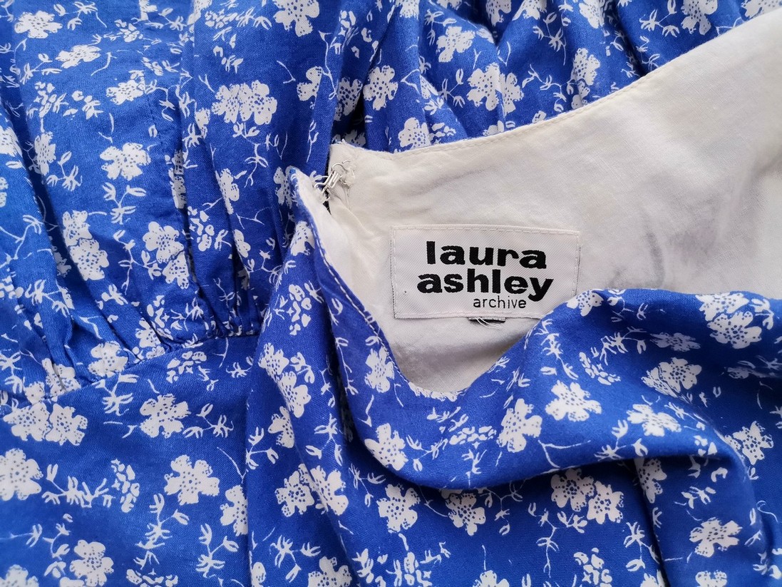 Laura ashley Rozmiar 38/40 Kolor Niebieski Halter Sukienka Maxi Bezrękawnik Długa