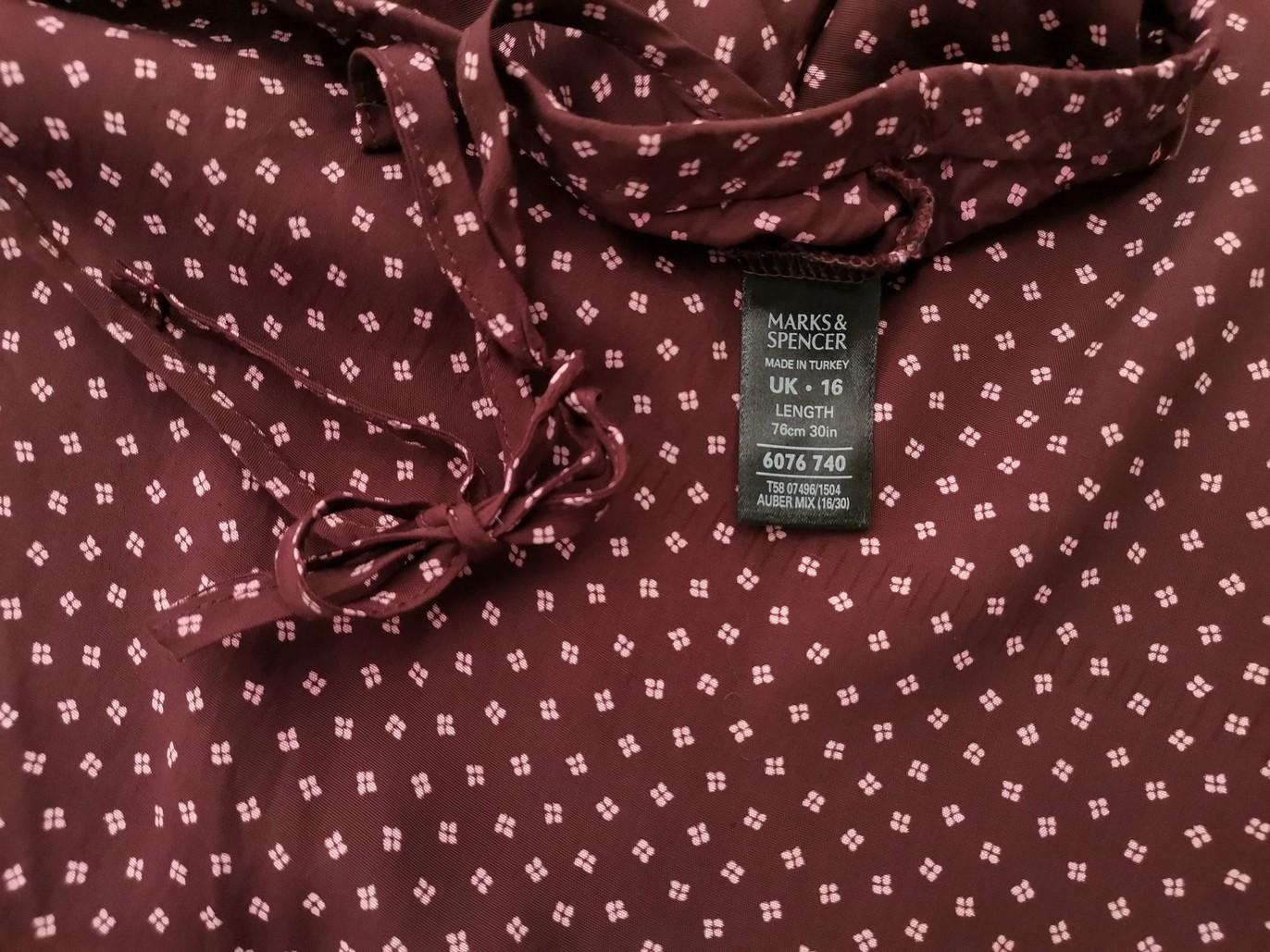 Marks&spencer Rozmiar 16 (44) Kolor Purpurowy Spódnica Maxi Długa Materiał Wiskoza 100%