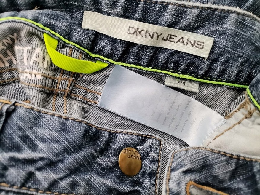 Dkny Jeans Rozmiar 27 Kolor Niebieski Spodnie Jeansy Materiał Bawełna