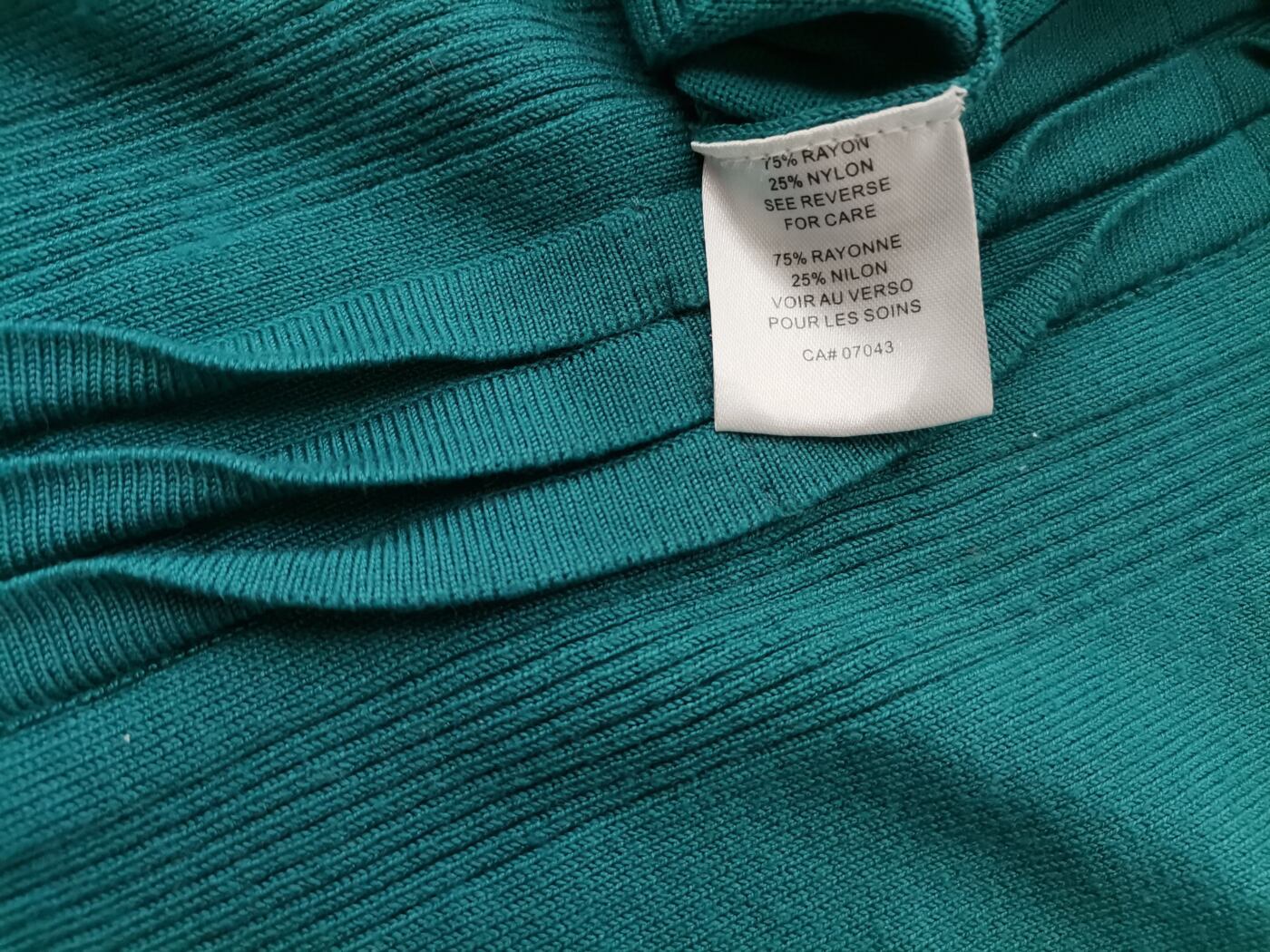 Joseph A. Rozmiar XL Kolor Turkusowy Kamizelka Bezrękawnik Materiał Rayon