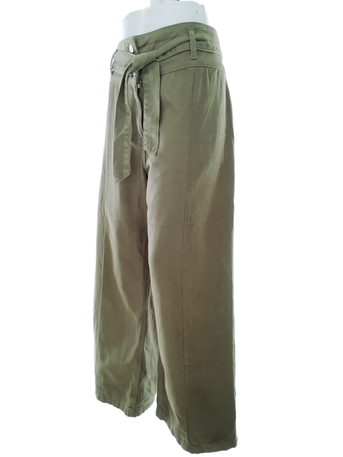 Next Rozmiar 16 (44) Kolor Khaki Spodnie Casual Materiał Bawełna 100%