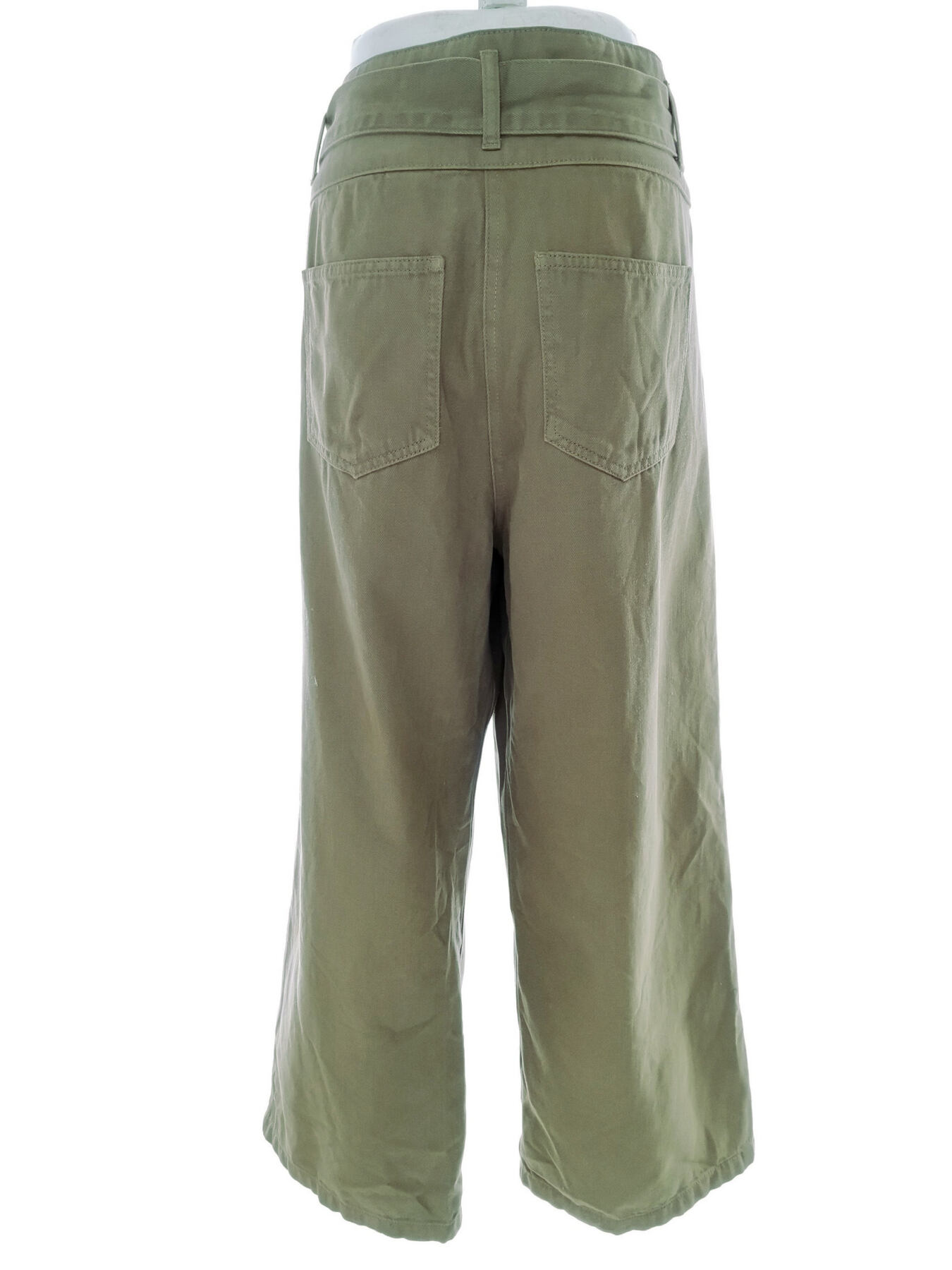 Next Rozmiar 16 (44) Kolor Khaki Spodnie Casual Materiał Bawełna 100%