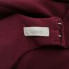 Pull and Bear Rozmiar XL Kolor Purpurowy Crew Neck Sukienka Prostokątna Krótki rękaw Do Kolan