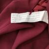 Pull and Bear Rozmiar XL Kolor Purpurowy Crew Neck Sukienka Prostokątna Krótki rękaw Do Kolan