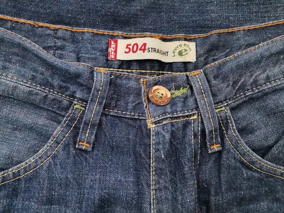 Levis Rozmiar W31 L32 Kolor Niebieski Spodnie Jeansy Materiał Bawełna 100%