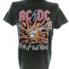 AC/DC Rozmiar M Kolor Czarny Męski T-Shirt Krótki rękaw Materiał Bawełna 100%