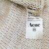 ACNE Studios Rozmiar S Kolor Kremowy Okrągły dekolt Sukienka Sweterkowa Długi rękaw Do Kolan Materiał Bawełna 100%