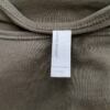 Vero moda Rozmiar XL Kolor Khaki Kwadratowy dekolt Tunika Bluzka Długi rękaw Materiał Bawełna