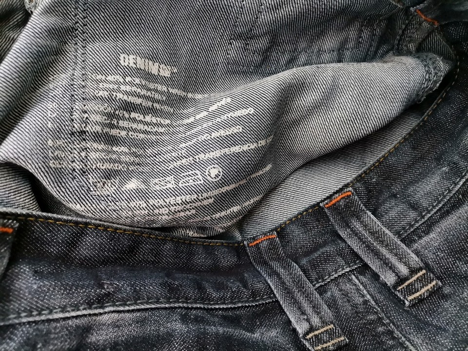 Denim Co. Rozmiar W32 L32 Kolor Granatowy Materiał Bawełna