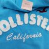 Hollister Rozmiar XL Kolor Niebieski Okrągły dekolt Bluzka Bezrękawnik Materiał Bawełna 100%