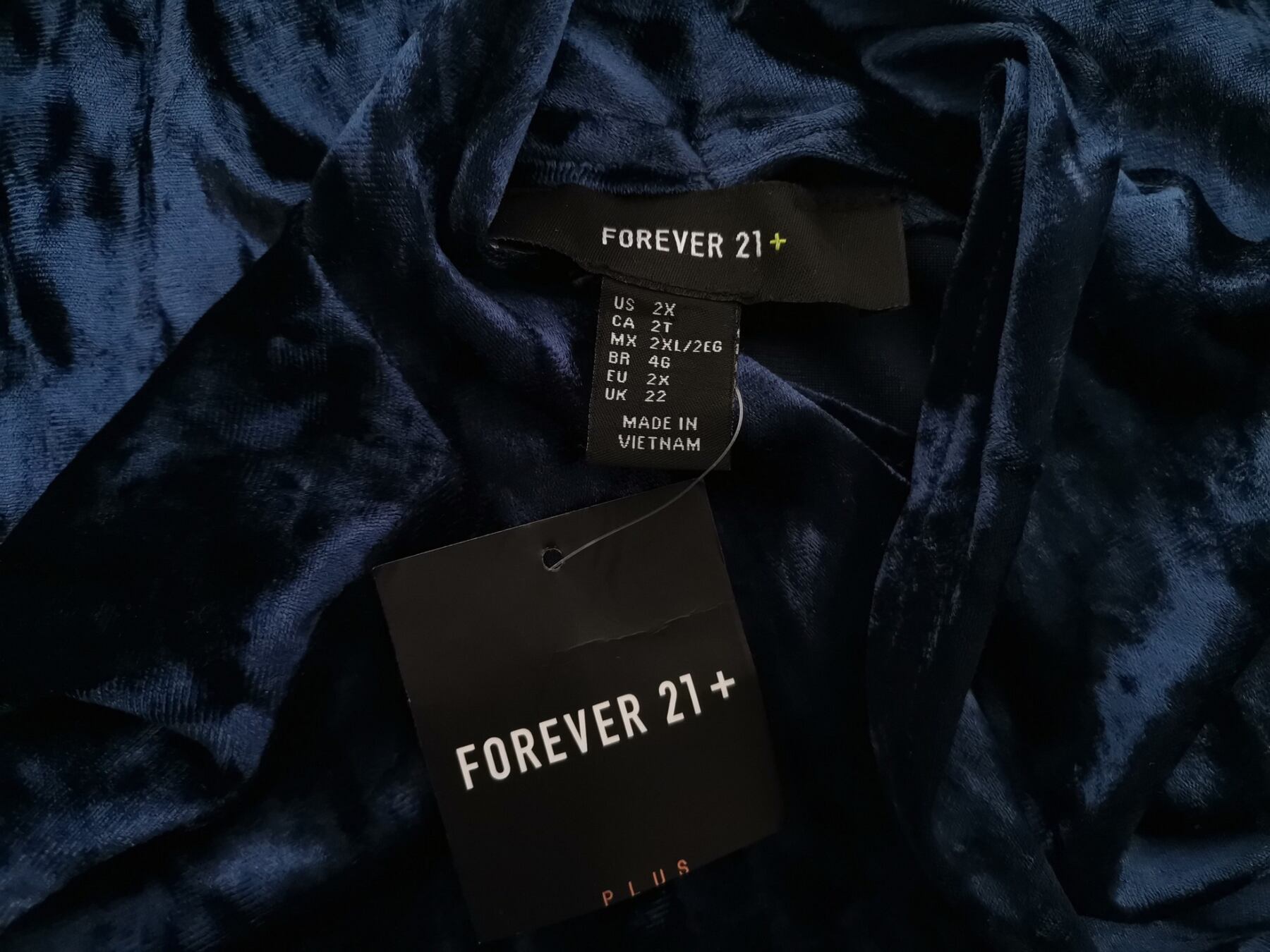 Forever 21 Rozmiar 2XL Kolor Granatowy W serek Długi Otwarty Kardigan Długi rękaw Cienka dzianina