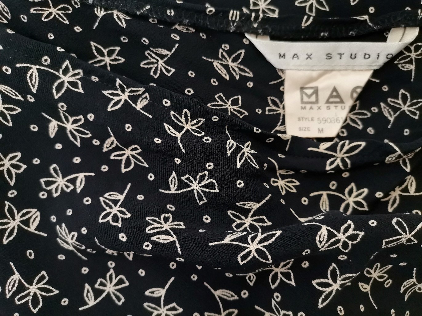 Max Studio Rozmiar M Kolor Czarny Spódnica Maxi Długa Materiał Rayon 100%