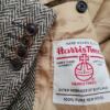 Harris Tweed Rozmiar 40 (XL) Kolor Szary Męska Marynarka Długi rękaw Materiał Wełna 100%