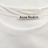 ACNE Studios Rozmiar S Kolor Biały Okrągły dekolt Bluzka Krótki rękaw