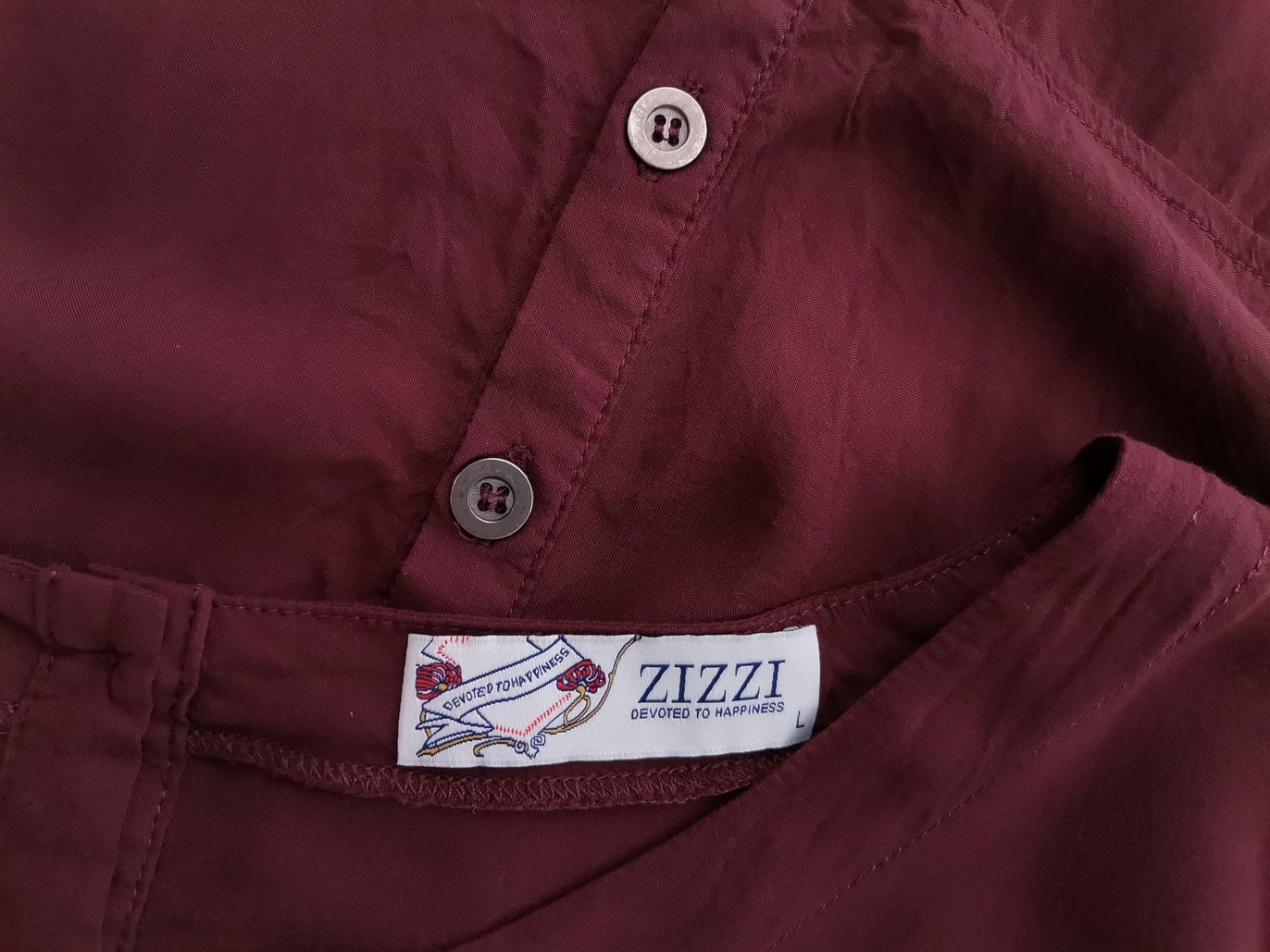 Zizzi Rozmiar L Kolor Purpurowy W łódkę Tunika Bluzka Krótki rękaw Materiał Wiskoza 100%