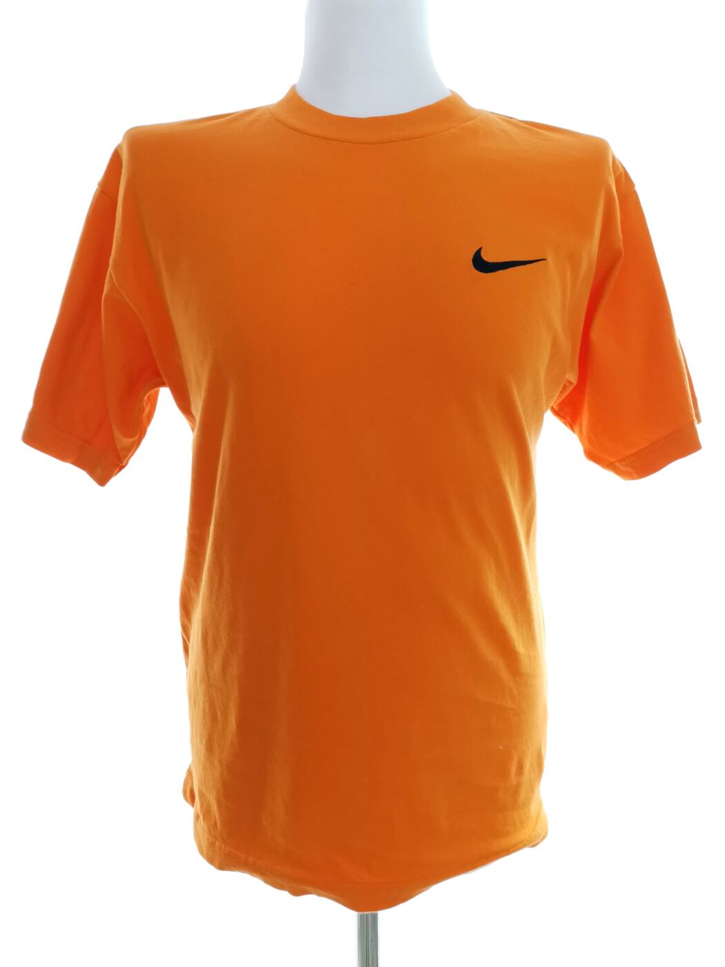 Nike Rozmiar M Kolor Pomarańczowy Męski T-Shirt Krótki rękaw Materiał Bawełna 100%