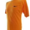 Nike Rozmiar M Kolor Pomarańczowy Męski T-Shirt Krótki rękaw Materiał Bawełna 100%