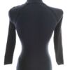 Karen MILLEN Rozmiar 1 (34) Kolor Granatowy High Neck Sweter Rękaw 3/4 Materiał Wiskoza Cienka dzianina