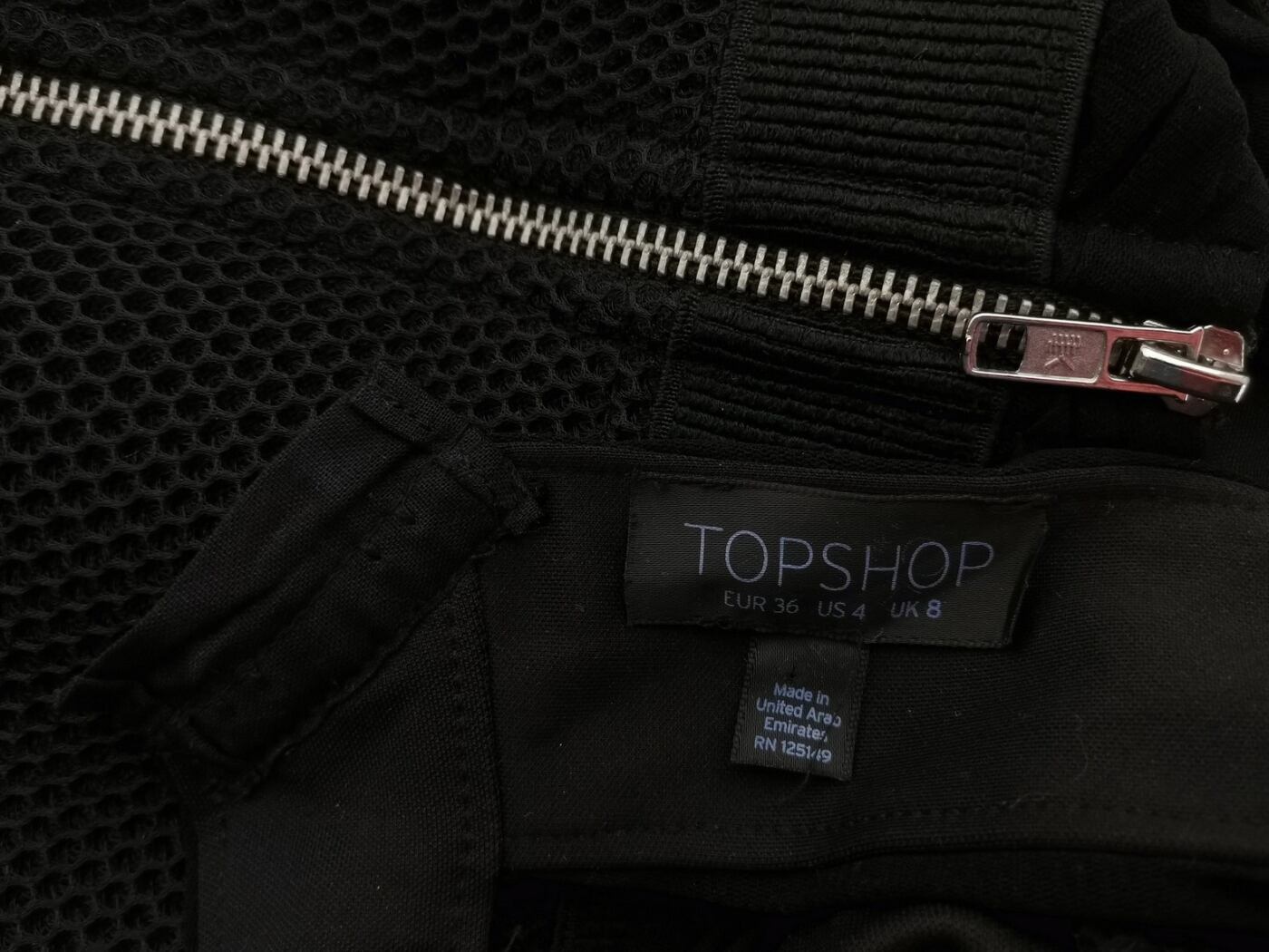 Topshop Rozmiar 36 Kolor Czarny Halter Sukienka Bodycon Bezrękawnik Do Kolan