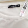 Dunnes Rozmiar M Kolor Kremowy Crew Neck Bluzka Długi rękaw Materiał Wiskoza