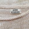 ACNE Studios Rozmiar S Kolor Kremowy Męski Sweter Długi rękaw Materiał Bawełna 100%