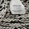 ZARA KNIT Rozmiar M Kolor Kremowy Kołnierz Długi Zapinany Kardigan Płaszcz Długi rękaw Materiał Bawełna Gruba dzianina