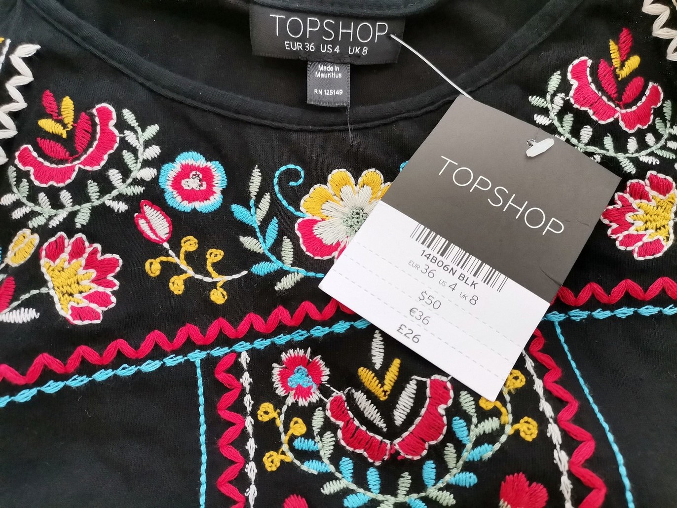 Topshop Rozmiar 36 Kolor Czarny Kombinezon Spodnium Bezrękawnik Materiał Bawełna 100%