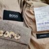 Hugo Boss Rozmiar 54 (XL) Kolor Beżowy Męska Marynarka Długi rękaw Materiał Schurwolle