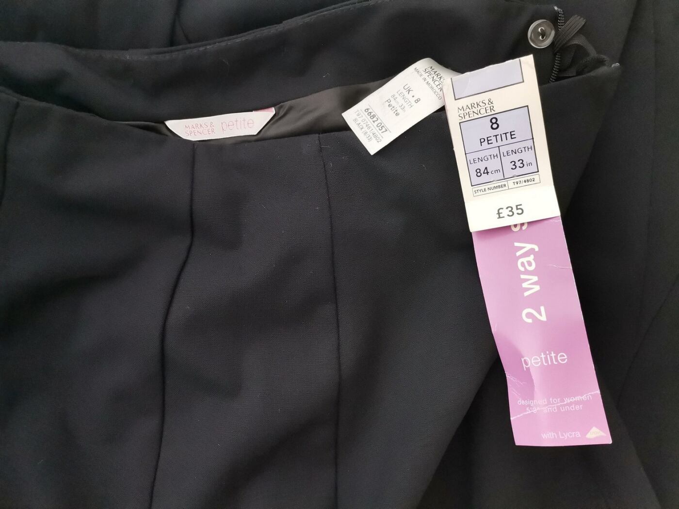 Marks&spencer Rozmiar 8 (36) Kolor Czarny Spódnica Maxi Długa Materiał Wiskoza