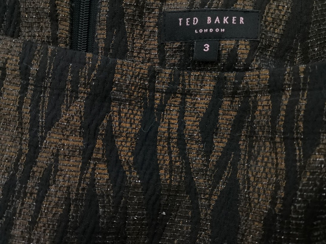 Ted Baker Rozmiar 3 (42) Kolor Czarny Spódnica Mini Krótka