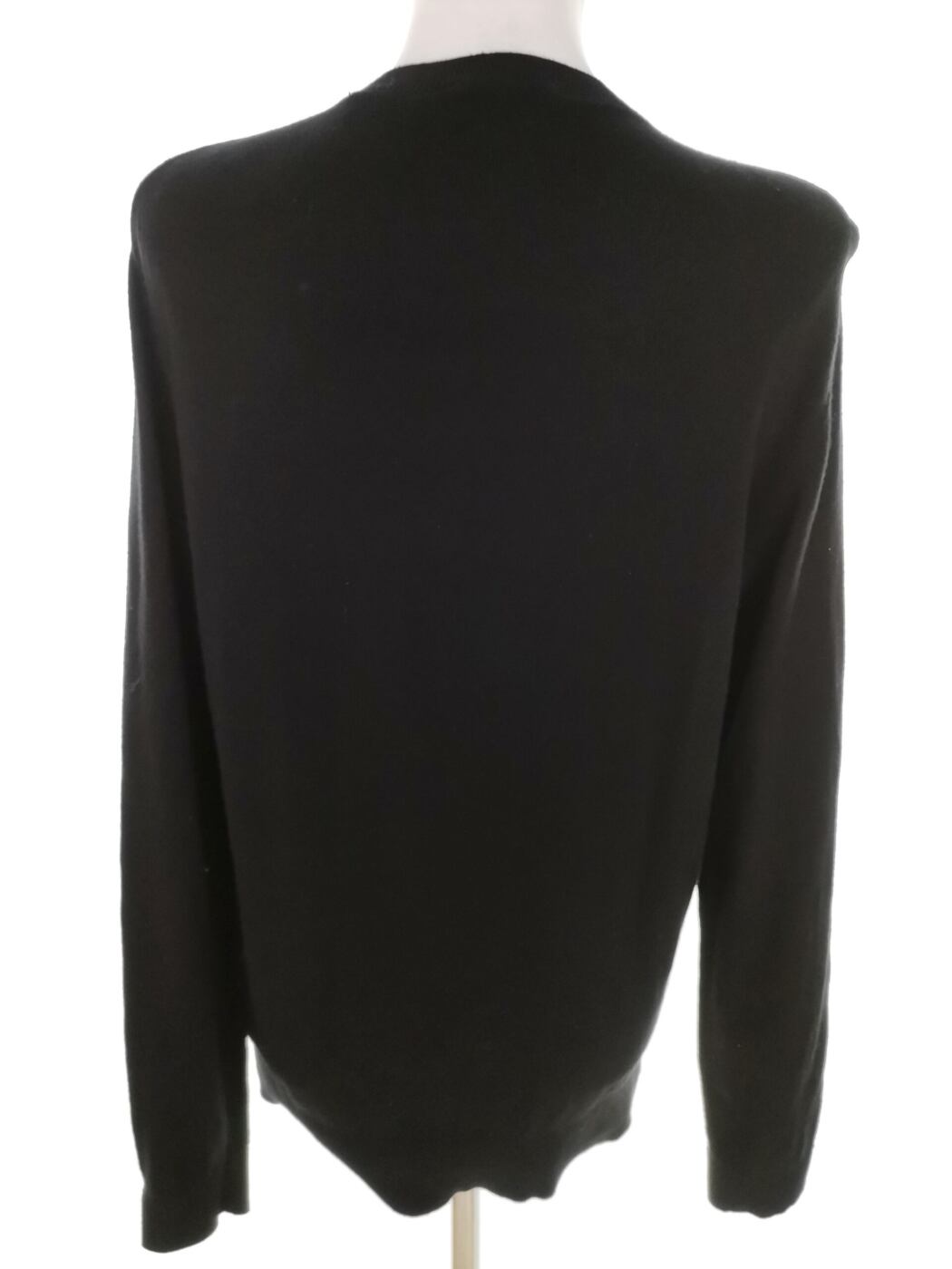 Ted Baker Rozmiar 4 (44) Kolor Czarny Crew Neck Tunika Bluzka Długi rękaw Materiał Bawełna