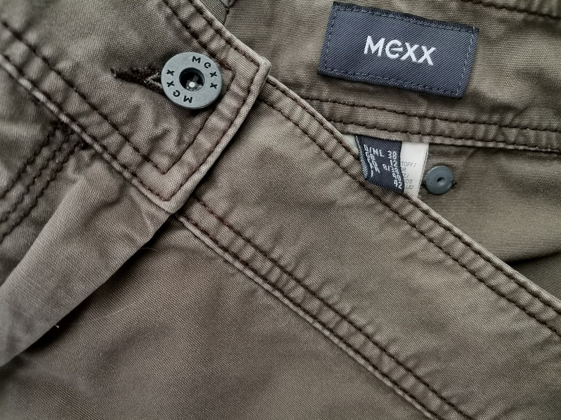 Mexx Rozmiar 38 Kolor Khaki A-Line Spódnica Do Kolan Materiał Bawełna 100%