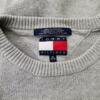 Tommy hilfiger Rozmiar XL Kolor Szary Męski Sweter Długi rękaw Materiał Bawełna 100%