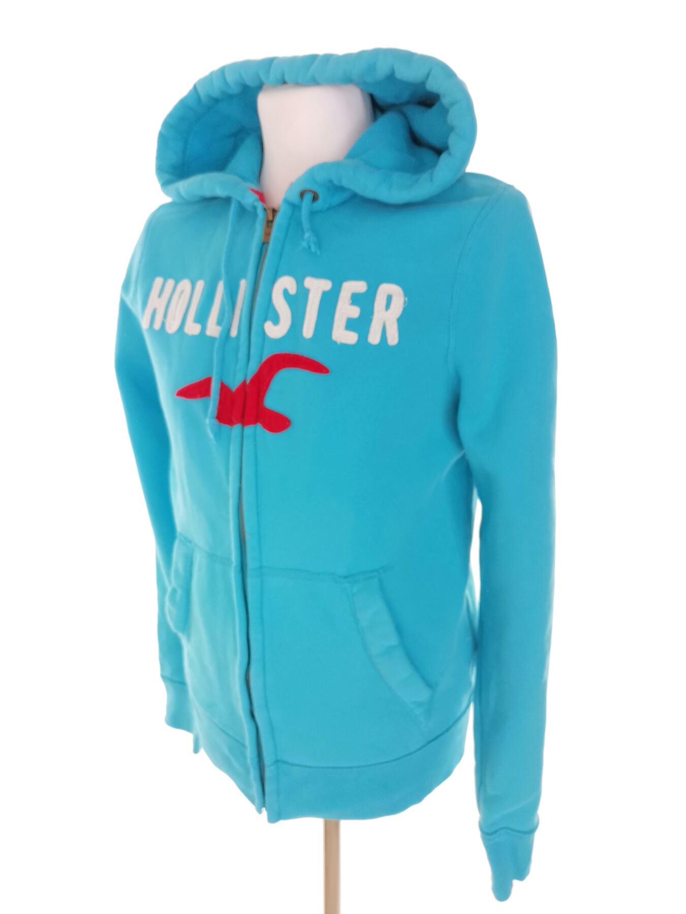 Hollister Rozmiar L Kolor Niebieski Bluza Męska Długi rękaw