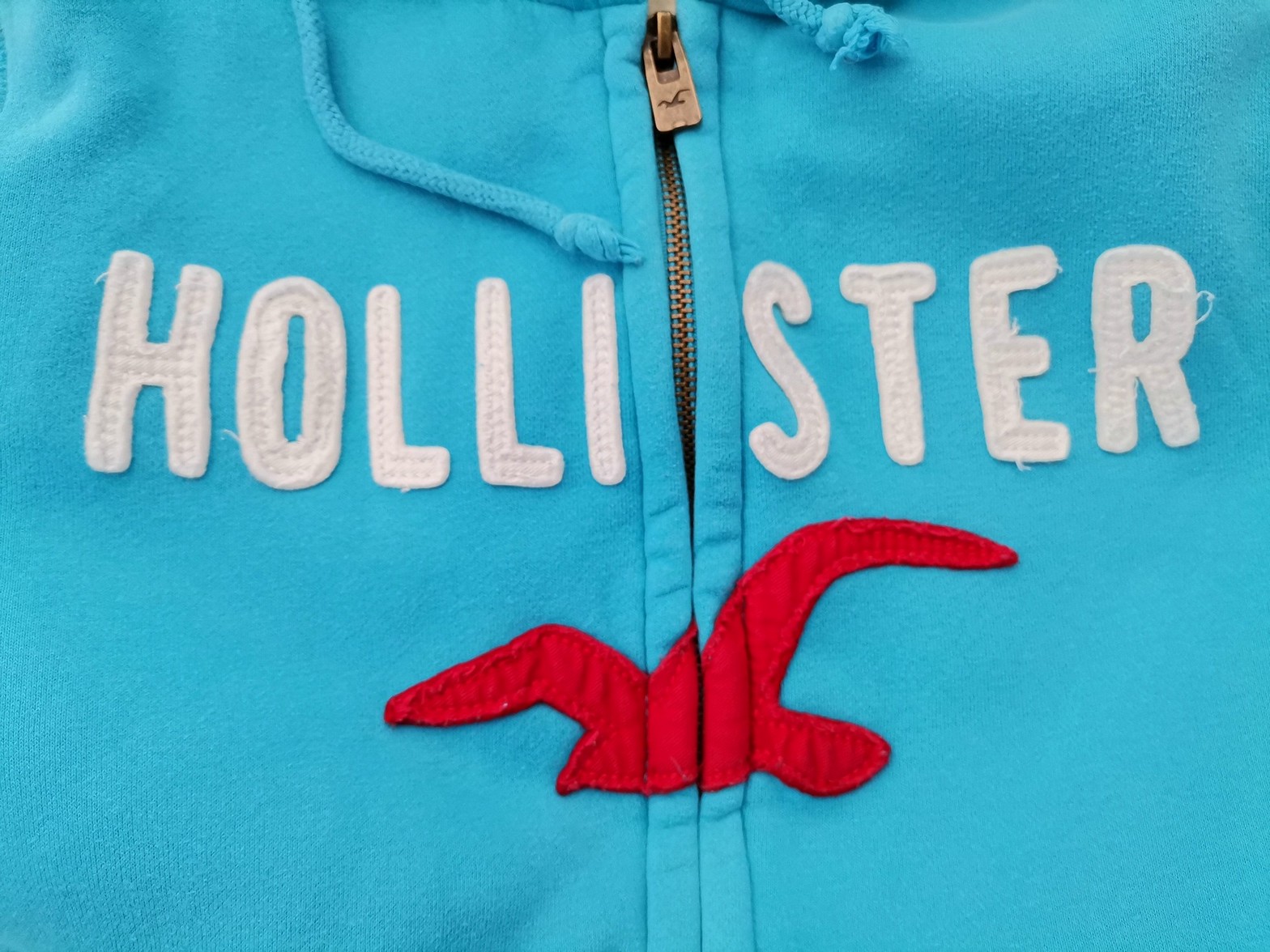 Hollister Rozmiar L Kolor Niebieski Bluza Męska Długi rękaw