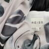 Reiss Rozmiar 8 (36) Kolor Szary W serek Sukienka Sheath Bezrękawnik Do Kolan Materiał Jedwab 100%