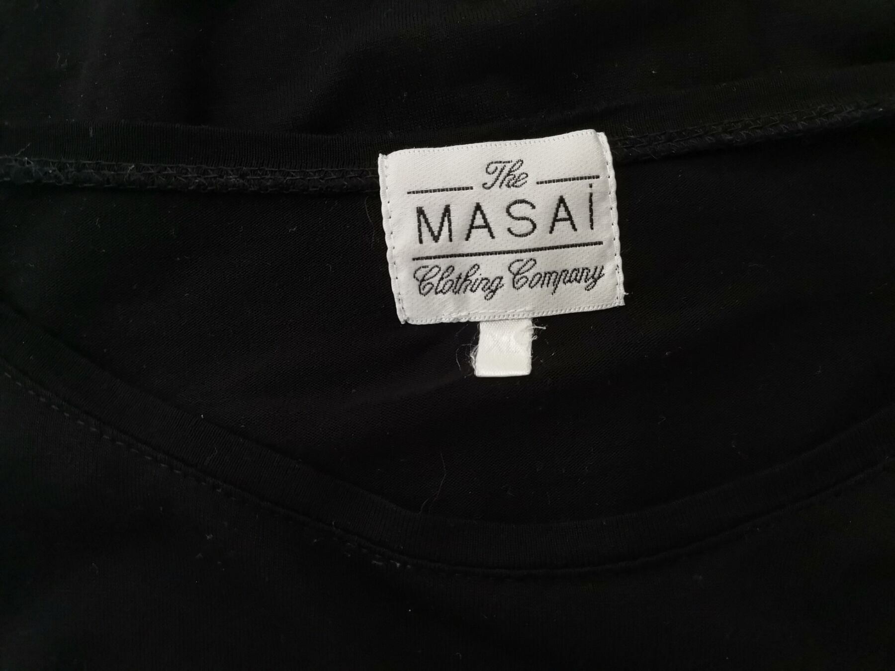 The Masai Rozmiar XL Kolor Czarny Okrągły dekolt Tunika Bluzka Bezrękawnik Materiał Wiskoza